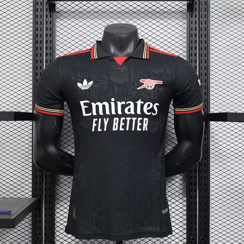 AAA Quality Arsenal 25/26 Black/White/Red Training Jersey(Player